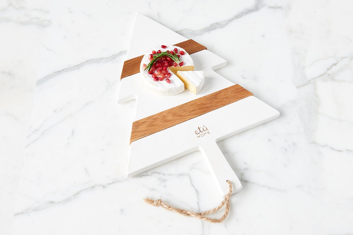 etúHOME White Mod Tree Charcuterie Board, Small -3